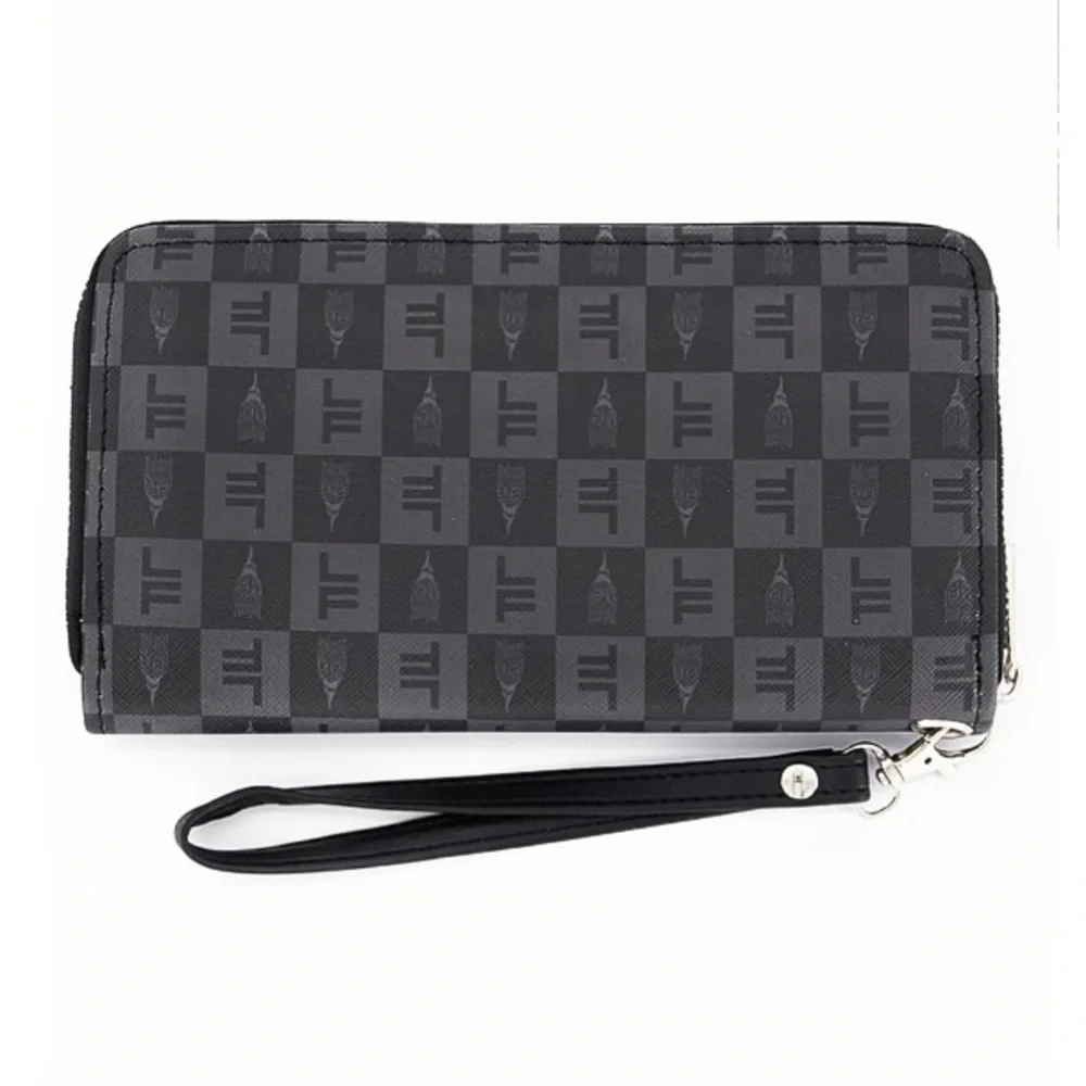 London Fog Adalia Signature Zip Around Wallet